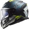 LS2 FF800 STORM SPRINTER helma matná-černá/stříbrná/cobalt vel.XXL